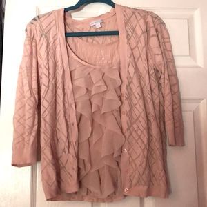 New York & Co. petal pink work top